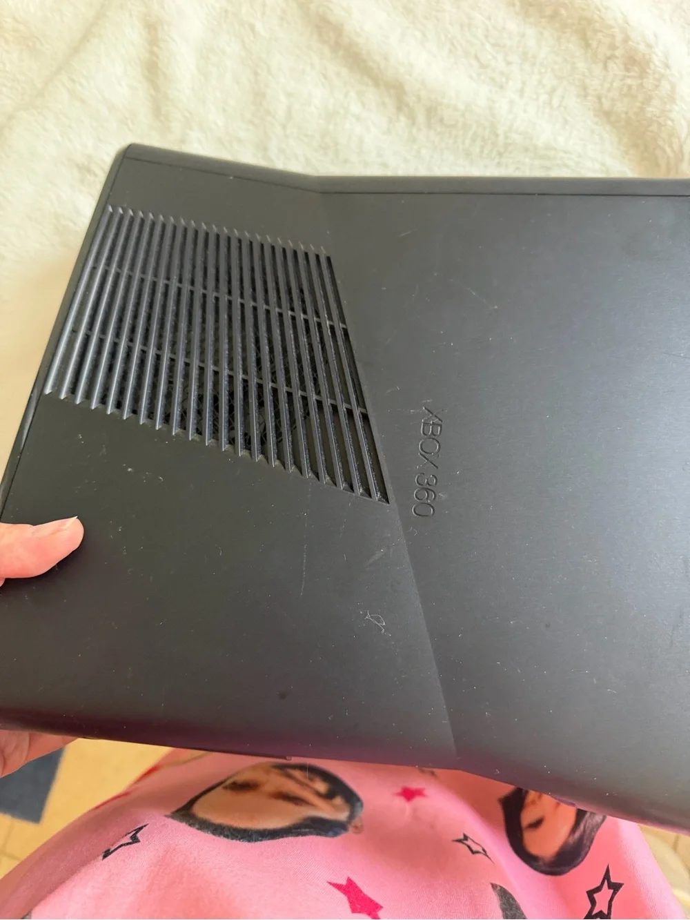 Microsoft Xbox 360 Slim Console with Two Black Wireless Controllers